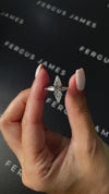 1.5 Carat Lab-Grown Trilogy Engagement Ring - Marquise Diamond