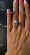 4 Carat Lab-Grown Solitaire Engagement Ring - Pear Diamond in 18k Yellow Gold Setting
