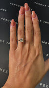 1.5 Carat Lab-Grown Solitaire Engagement Ring - Princess Diamond in 18k Yellow Gold Setting