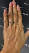 1 Carat Lab-Grown Solitaire Engagement Ring - Pear Diamond