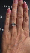 2.5 Carat Lab-Grown Solitaire Engagement Ring - Cushion Diamond