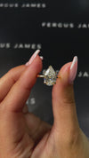 2.5 Carat Lab-Grown Solitaire Engagement Ring - Pear Diamond