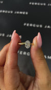 1 Carat Lab-Grown Solitaire Engagement Ring - Oval Diamond