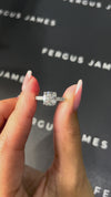 1.5 Carat Lab-Grown Diamond Band Engagement Ring - Cushion Diamond