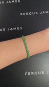 6 Carat Natural Colombian Emerald Tennis Bracelet