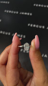 1.5 Carat Natural Solitaire Engagement Ring - Oval Diamond
