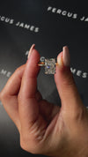 4 Carat Lab-Grown Solitaire Engagement Ring - Radiant Diamondin 18k 18k Yellow Gold Setting