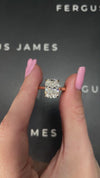4 Carat Natural Solitaire Engagement Ring - Cushion Diamond
