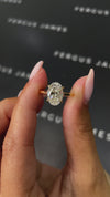 2.5 Carat Lab-Grown Solitaire Engagement Ring - Oval Diamond