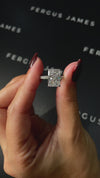 4 Carat Lab-Grown Diamond Band Engagement Ring - Radiant Diamond