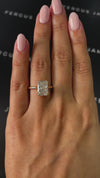 3 Carat Lab-Grown Solitaire Engagement Ring - Radiant Diamond