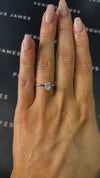 0.5 Carat Lab-Grown Solitaire Engagement Ring - Oval Diamond