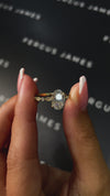 1.5 Carat Lab-Grown Diamond Band Engagement Ring - Oval Diamond