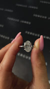 2 Carat Natural Solitaire Engagement Ring - Oval Diamond