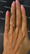 0.5 Carat Lab-Grown Solitaire Engagement Ring - Oval Diamond