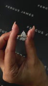 3 Carat Lab-Grown Solitaire Engagement Ring - Pear Diamond
