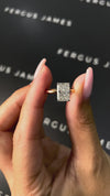2 Carat Lab-Grown Solitaire Engagement Ring - Radiant Diamond