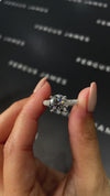 3 Carat Lab-Grown Diamond Band Engagement Ring - Round Diamond