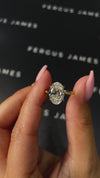 3 Carat Lab-Grown Solitaire Engagement Ring - Oval Diamond