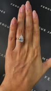 3 Carat Lab-Grown Solitaire Engagement Ring - Pear Diamond