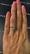 2 Carat Natural Solitaire Engagement Ring - Emerald Diamond