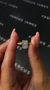 1.5 Carat Lab-Grown Solitaire Engagement Ring - Radiant Diamond