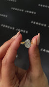 2 Carat Lab-Grown Solitaire Engagement Ring - Oval Diamond