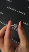 1 Carat Lab-Grown Diamond Band Engagement Ring - Oval Diamond