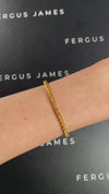7 Carat Natural Yellow Sapphire Tennis Bracelet