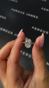 2.5 Carat Lab-Grown Solitaire Engagement Ring - Oval Diamond