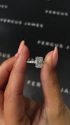 1.5 Carat Lab-Grown Diamond Band Engagement Ring - Radiant Diamond
