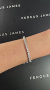 10 Carat Lab-Grown Oval Diamond Tennis Bracelet