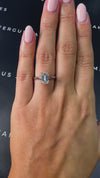 1.5 Carat Lab-Grown Solitaire Engagement Ring - Emerald Diamond