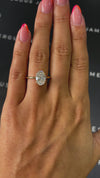 2.5 Carat Lab-Grown Solitaire Engagement Ring - Oval Diamond