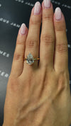 2.5 Carat Lab-Grown Solitaire Engagement Ring - Pear Diamond