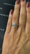 2 Carat Lab-Grown Solitaire Engagement Ring - Pear Diamond