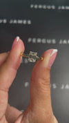 1 Carat Lab-Grown Solitaire Engagement Ring - Emerald Diamond
