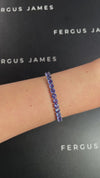 13 Carat Natural Tanzanite Tennis Bracelet