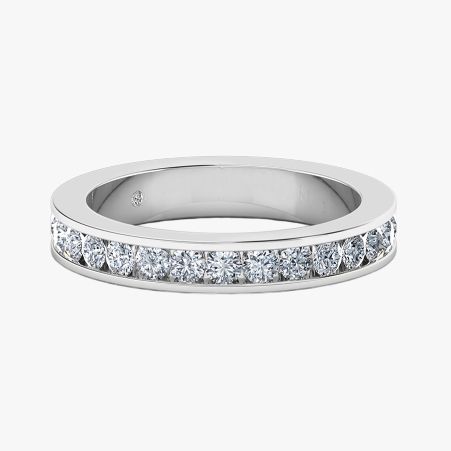 18K White Gold