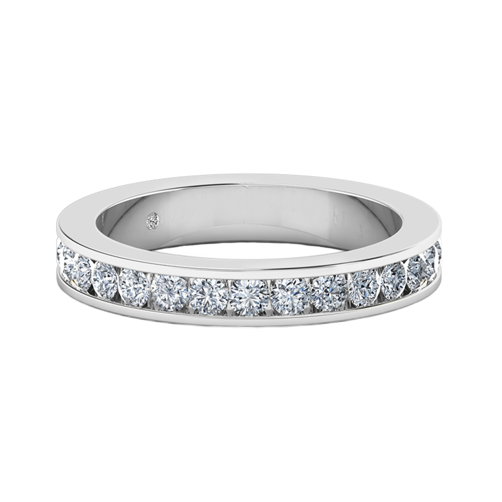 18K White Gold