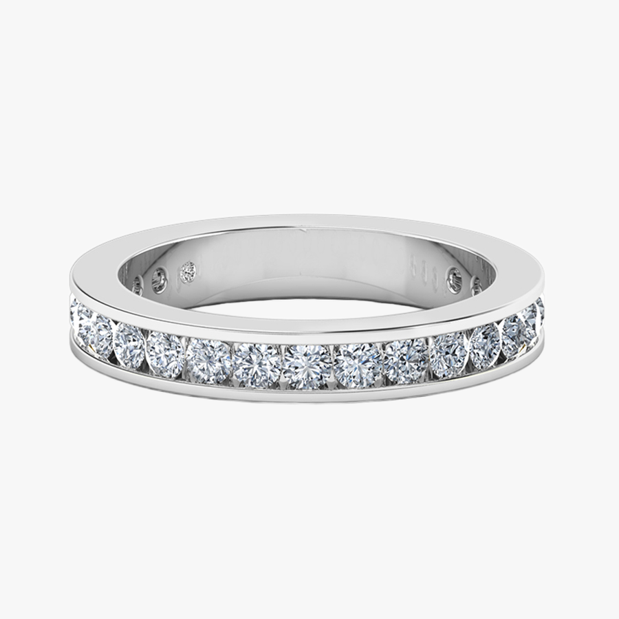 18K White Gold