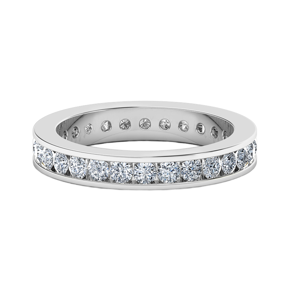 18K White Gold