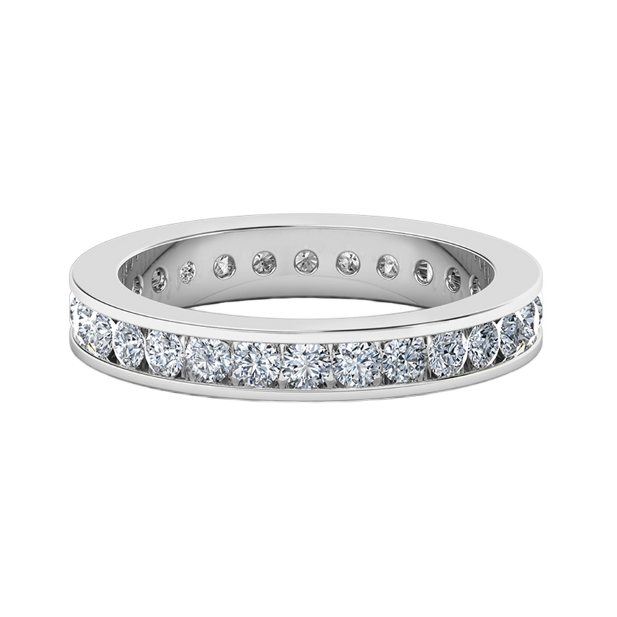 18K White Gold