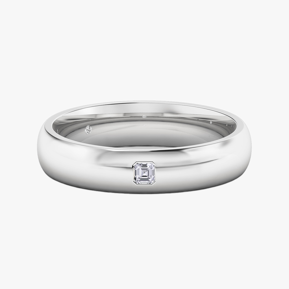 18K White Gold
