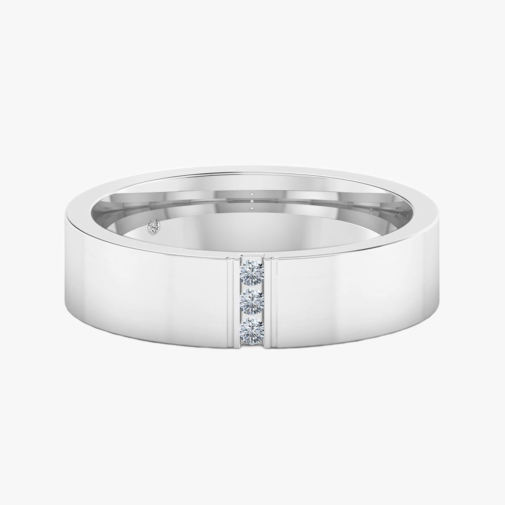 18K White Gold