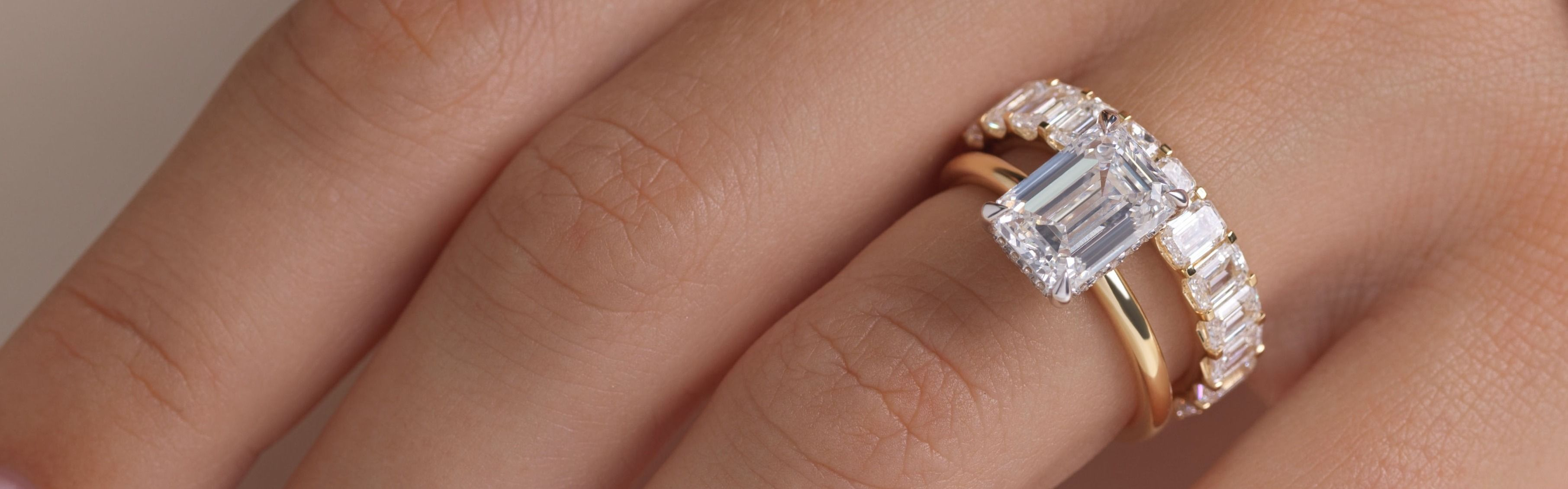 18 Carat Yellow Gold Engagement Rings