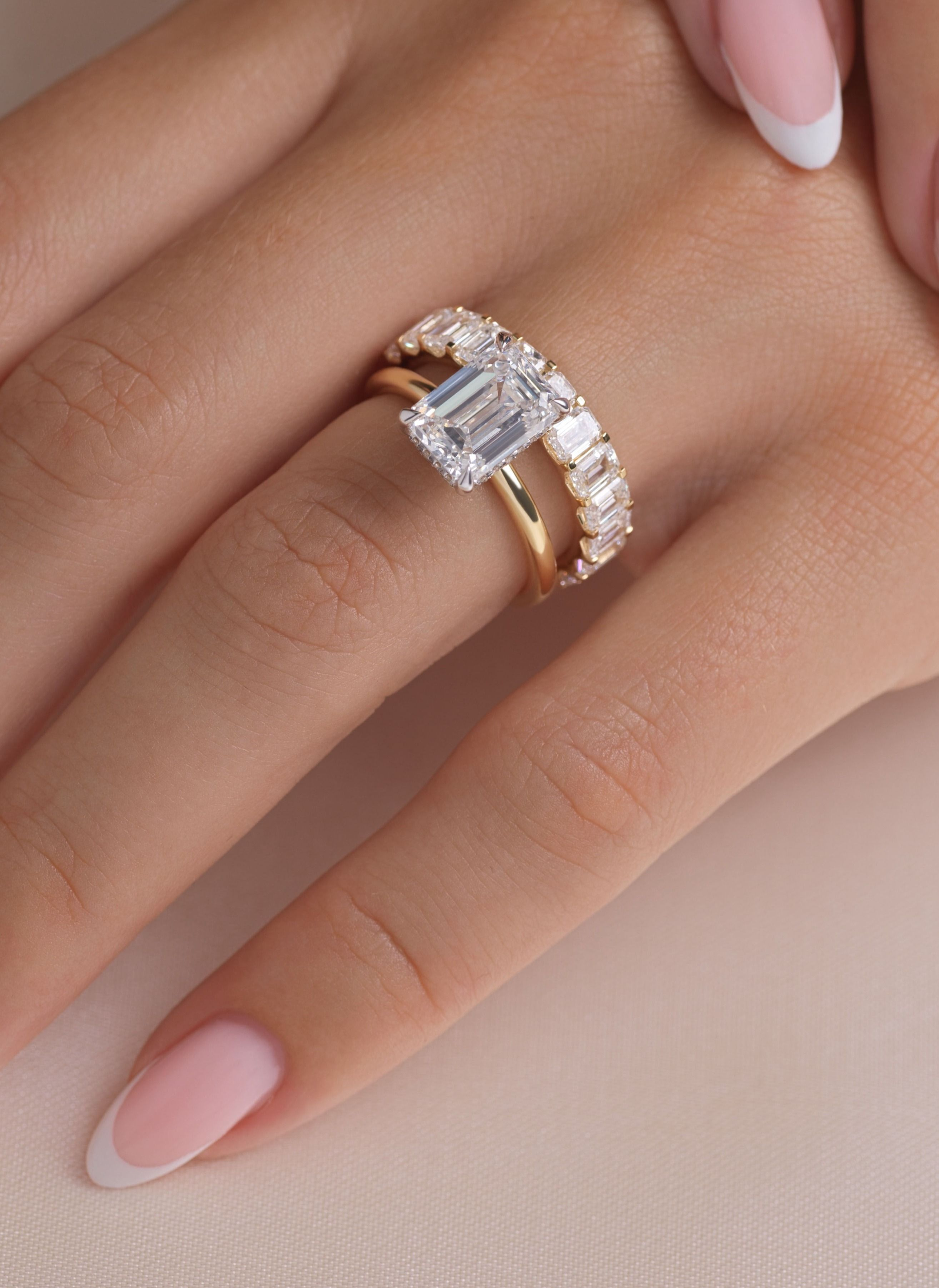 18 Carat Yellow Gold Engagement Rings