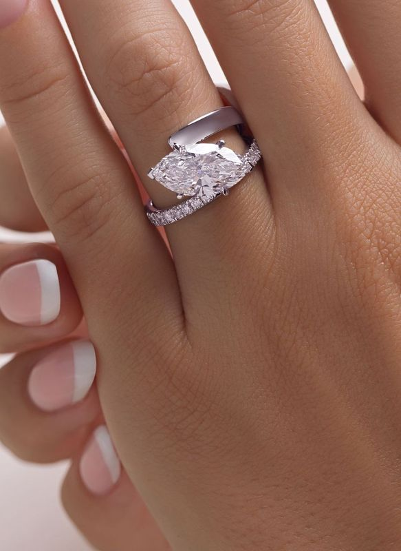 Marquise Diamond Engagement Rings