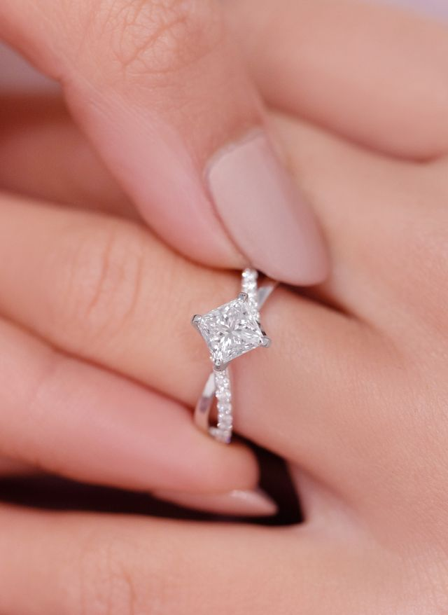 Princess Cut Diamond Rings