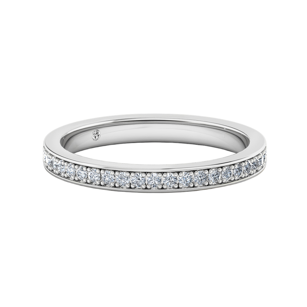18K White Gold